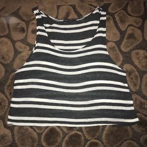 Brandy Melville Striped Crop Top